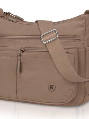 🆕 BKNOOU Nylon Crossbody Bags for Women Medium Lightweight Ladies Travel Purse